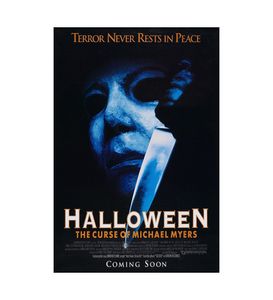 Halloween horror koszmar strach zabójca film ścienny plakat dekoracji