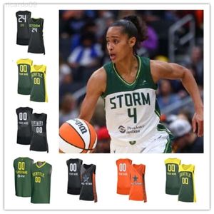 Storm Jersey Skylar Diggins-Smith Seattles Dulcy Fankam Mendjiadeu Mercedes Russell Vivians Sami Whitcomb Kiana Williams Basketball Women Youth