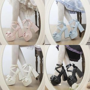 Spring Summer Dress Shoes Designer Women Lovely High heels chunky sandals Platform shoe Luxury party banquet sandal patent leather black white pink blue with box