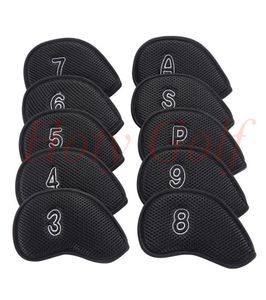 10PCSSet Golf Net Hole Iron Club Cover Iron Cover Głowa Ochraniacz Cage Cage TREACERS5441496