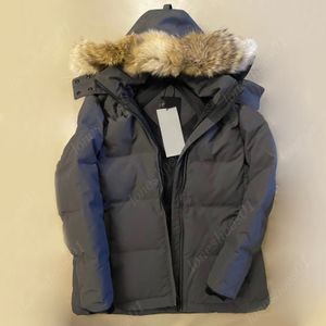 Luxury Women Down Jacket Canadian Fashion Brand Goose Long Coat Pocket päls krage termisk topp kvinnlig höst och vinter stora riktiga coyoter smala av vit svartblå