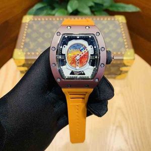 Athleisure RM Wrist Watch RM52-05 Series 2824 Automatisk kolfiberband Fritidsportklocka