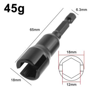 Черный 65 -миллиметровый шестиугольный гнездовый гаечный ключ электрический отверстие для бабочки отверстия электрический инструмент аксессуары аксессуаров