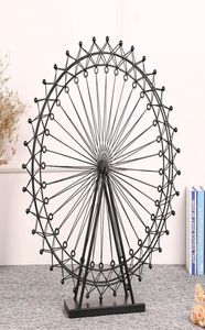 Living Nordic Room Ferris Wheel Iron Tv Cabinet Home Decoration Creative Wedding Gift8430555