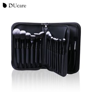 DUCARE Womens Makeup Bag Travel Makeup Bag Makeup Brush Set 29 Hole Makeup Bag Professional Makeup Brush Accessories Pack 240518