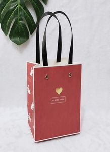 Highend Valentine039S Day Black Gift Wrap Small Fresh Birthday Packaging Bag Portable Gift Case9093976