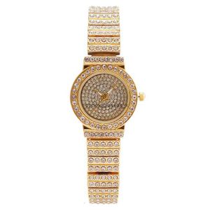 Full diamond fashion inlaid womens watch Quartz Watch Bracelet