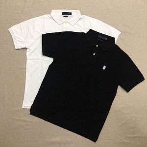 メンズポロスTシャツメンポロサマーシャツ刺繍TシャツハイストリートトレンドシャツトップティーS-2xl 22colors