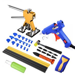 Car paintless dent repair tools Dent Repair Kit Car Dent Puller with Glue Puller Tabs Removal Kits for Vehicle Car Auto 199L