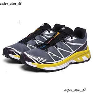 Дизайнер Saloman Solomon xt6 Advanced Athletic Shoes Triple Black Mesh Wings 2 Белый синий красный желтый зеленый кросс -кросс мужски для походов на открытые туфли 40