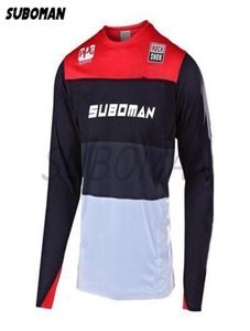 레이싱 재킷 Suboman 2021 Long Sleeve Mountain Bike Jersey MTB 내리막 지구력 BMX Offroad Motorcycle MX Clothing5223127