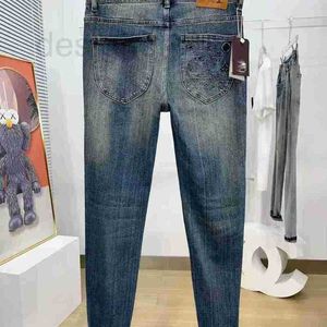 Herren Jeans Designer Biker Jeans Marke Luxus heiße Hosen High Street Straight Jean Mens Blue Jeans gewaschen Big Hole Reißverschluss Hosen Schwarze Hose verkaufen wie heißer C5en602s