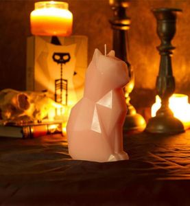 Drop Black Cat Pet Handmade Craft Candle med Skeleton Christmas New Year Decoration Gift LJ2010181585813