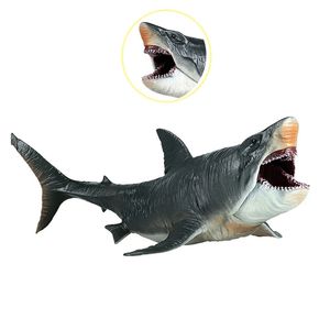 Simulação Savage Marine Sea Life Megalodon Ação Figura Classic Ocean Animals Big Shark Fish Modelo PVC Collection Toy for Kids 240514