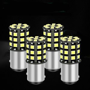 2/4PCS 1157 33 SMD White Car Led Brake Lights Turn Signal Lamp Tail Lamps Auto Rear Reverse LED Bulbs