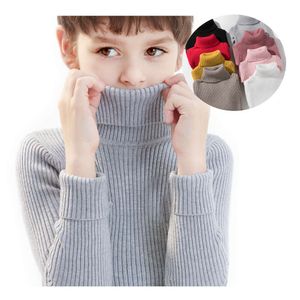 V-Tree Baby Turtleeck Sweater Winter Boys and Girls Coldhing 2020 Autumn Grusten Pullover Knitted Tops L2405