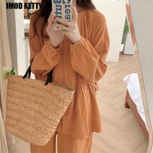 Women's Sleepwear Korean Style Spring Summer Home Comfortable Ladies Special Tender Daily Pajama Sets Women Fashion Sweet All-match Loose