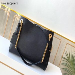 M43759 Surene Mm Chain Tote Handväska Kvinnmönster präglad smidig läder Kopplingspåsar axelväskor damer crossbody messenger handväska w 253j