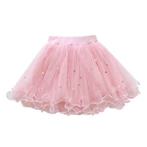 التنانير Baby Girls Tutu Fluffy Skirt Toddler Princess Ballet Dance Tulle Mesh Skirt Kids Cake Skirt Cute Girls Girls Pettiscirt Skirt Y240522