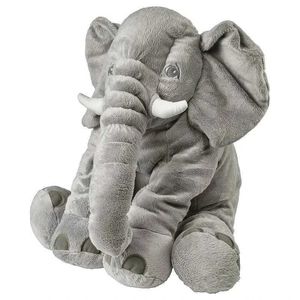 Plush Dolls 40cm Soft Elephant Plush Toy Cute Elephant Baby Sleep Pillow Filling Animal Childrens Birthday Room Decoration Best Gift H240521 NZV6