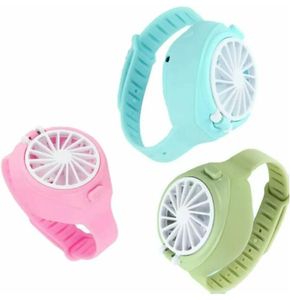 Fan USB Watches Creative Charging Fans Children Portable Fan Practical Dureble Mini Fans Gift per studenti