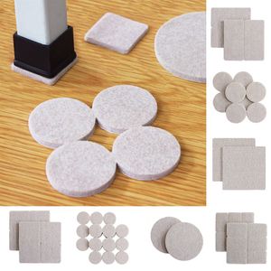 Self Adhesive Felt Chair Leg Pads Floor Protectors Furniture Legs Table leg Covers Round Bottom Anti-Slip Pads