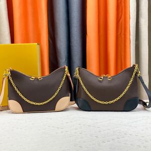 Designer Underarm Bag Luxury Real Leather Shoulder Bags Women Vintage Handbag Fashion Crossbody Bag Half Moon Purse Chain Soho Tote Wallet