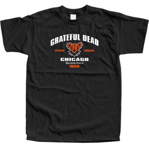 2019 летний стиль Grateful Dead Chicago 03995 Soldier Field Frunt Новая аутентичная o Seck Streetwear Tees3172847