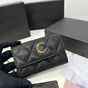 ミラー品質デザイナーウォレット本物の革の小さな財布新しいタイプキャビア大容量カードバッグ小さな変更シンプルなワンピースカードバッグ女性財布
