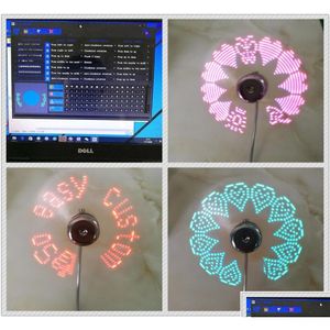 Gadgets USB Gadgets Diy Mini Fan Fan flexível Programável LED LED LED LUZ DE PROGRAMAÇÃO DE RECURSO 3056931 COMPRIMENTOS DE DROPTIVA