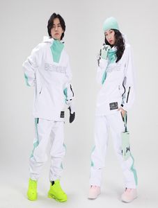 スキースーツスーツ女性Sアウトドアスポーツスノーボードジャケット風力防水スノーパンツセット冬の衣服肥厚暖かい男性6528382