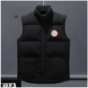 Designer Down Vest Pocket Jackets Parkas Long Sleeve Zipper Badges Men Downs Casual Coat Tops Outwear Multiple Colour 61