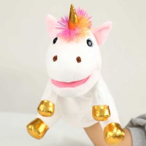 Dockor Mouth Moverble Hand Puppet Plush Toy Doll Parent and Child Games Early Childhood Education Rollspel S2452201 S2452201 S2452201