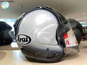 Hochfestes Schutz Arai Motorradhelm Exklusive Shop Top Grade Atmungsfreie japanische Version VZ-RAM Harada Tour Weißer Helm mit 1to1 echtem Logo