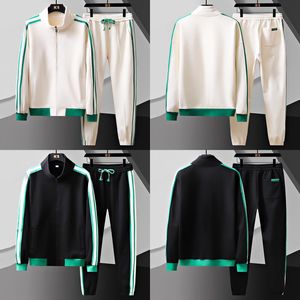 Mens Tracksuits Men Women Disual Tracksuit Spring Autumn Sets Solid Color Sports Wardie Hoodie Pants Clothing Fashion 2 قطعة مجموعة DHSJG