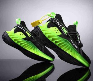 Trendy Blade Running Shoes for Men Breathable Mesh Reflective Sneakers Antiskid Damping Outsole Sport Shoes Training Zapatillas H12673137