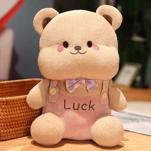 Plüschpuppen 22 cm-45 cm Kawaii Luck Beanie Bär ausgestopft Plüschspielzeug Baby Teddy Bär Plüsch Mädchen Geburtstag Weihnachtsgeschenk Hochzeitsfeier Dekor H240521 D12T