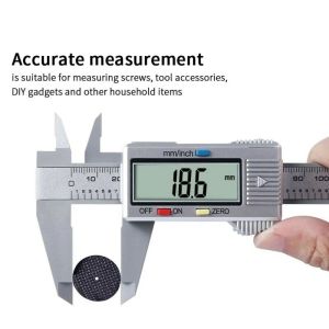 Plastbromsa Digital Pachymeter Digital Micrometer Vernier Calipers Plastmätare Digital bromsok Mätverktyg