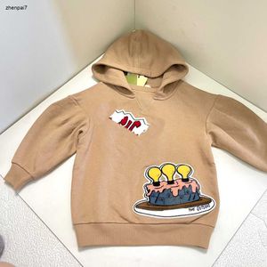 Üst Tasarımcı Bebek Giysileri Çocuk Hoodies Sevimli Karikatür Desen Baskı Yuvarlak Boyun Kazak Boyut 100-160 cm Uzun Kollu Sweatshirts 26