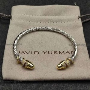 Pulseira David Yurma 2024 Novo Designer Jóia Bracelete Dy Bracelete Moda Retro Classic Jóias Top Bracelet Men Mulheres Bracelet Jewelry Festival Presente 884