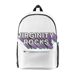 Backpack Hip Hop Danny Duncan Bags Escola Meninas Mini Viagem 3D Impressão Oxford Oxford Imper impermeável Notebook Moda de ombro de ombro