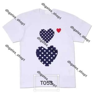 Tshirt Herren T -Shirt Designer Commes des Garcon T -Shirt CDG -Hemd Bohemian Brief Stickstab