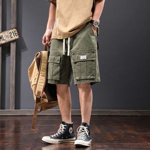 Chao Shangdun Summer New Fashion Brand Work Pants Men's Loose and Versátil Capris Casual Pure Casual Casual Shorts M522 37