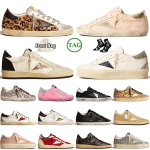 Golden Goose Super-Star Nova Liberação Itália Brand Mulheres Sneakers Super Star Sapatos Luxo Golden Lantejoulas Clássico Branco Do-velho Designer Sujo Casual Sapato