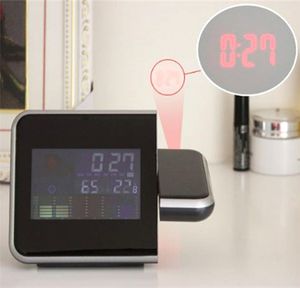 Termômetro de despertador de projeção doméstica Hygrometer0128463309