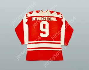 Custom 1974 SUMMIT SERIES GORDIE HOWE 9 CANADA HOCKEY JERSEY Top Stitched S-M-L-XL-XXL-3XL-4XL-5XL-6XL