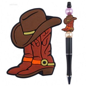 Nuovo arrivo Western Cowboy Focal Charms BPA BPA Silicone Focal perline per la creazione di Pop star di Pop Selena 3D perle focali in vendita Miglior papà