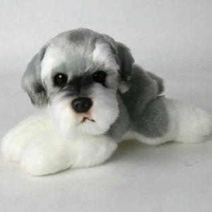 Dolls de pelúcia de cachorro maltese de cachorro de cachorro, cheio de bulldog francês real de alta qualidade e cão alemão cachorro de cachorro de cachorro h240521 nab9