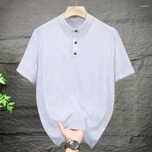 Erkek polos yaz serin tişörtler erkekler kısa kollu gömlek artı boyut 11xl moda rahat baskı erkek