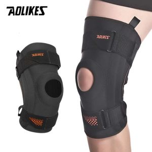 AOLIKES Spring Support Running Pads Basketball Hiking Compression Shock Absorption Breathable Meniscus Knee Protector L2405
